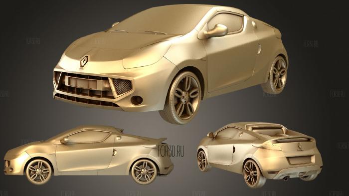 Renault Wind 2011 3d stl модель для ЧПУ